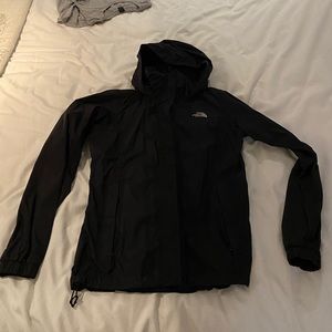 The North Face windbreaker jacket. Black, size s